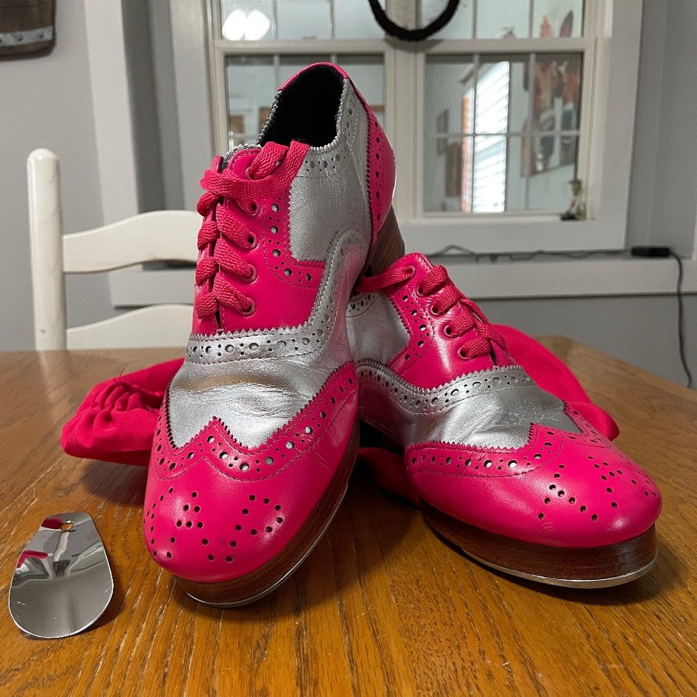 Miller and Ben tap shoes